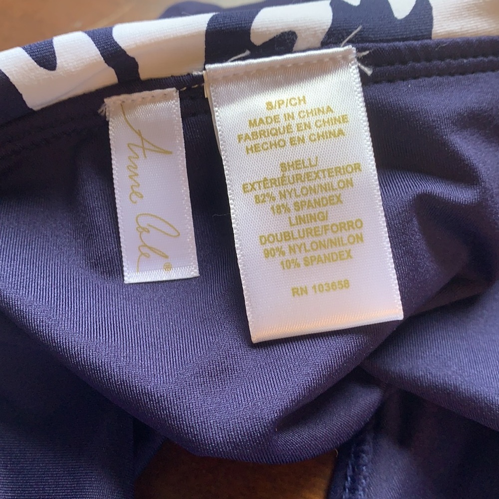 NWT Anne Cole Daisy Fold-Over Bikini Bottom - Picture 6 of 6